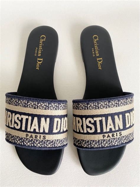 chrisrian dior slides|authentic unisex christian dior slides.